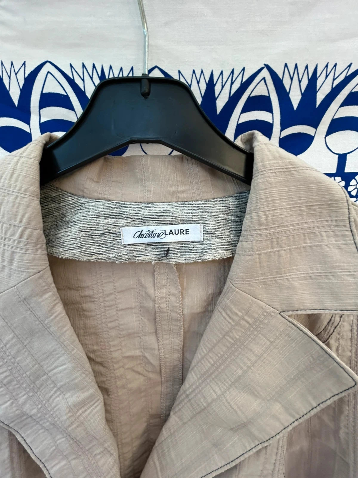 Traje 48/50 4XL/5XL Christine Laure muy buen estado beige / gris para mujer – photo 3